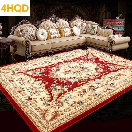 American pastoral living room carpet European style coffee table pad modern minimalist bedroom bedside thickened carpet rug fron