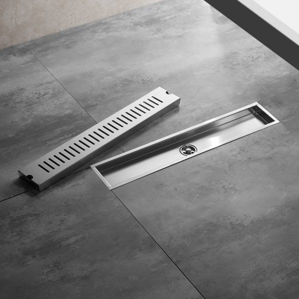 Black Stainless Steel Square Floor Drain Shower Waste Water Drainer for bathroom 