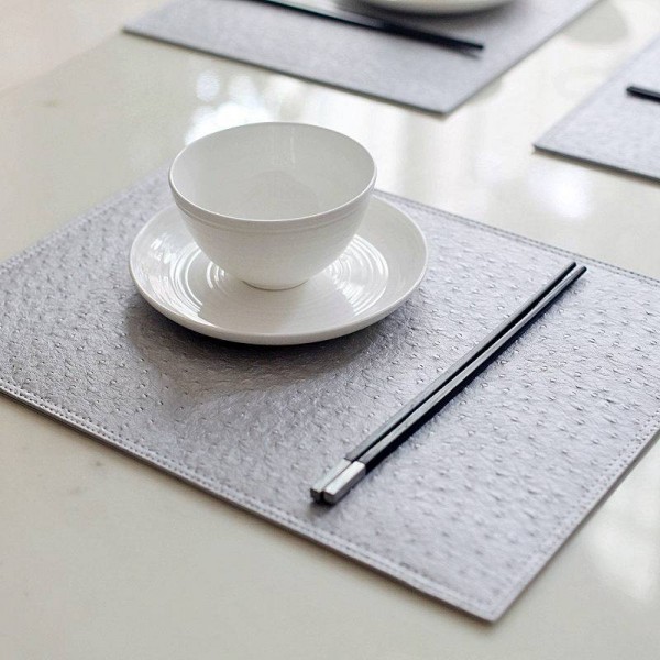Table Placemats PVC Insulation Kitchen Dining Table Mats Pad Coasters Tableware
