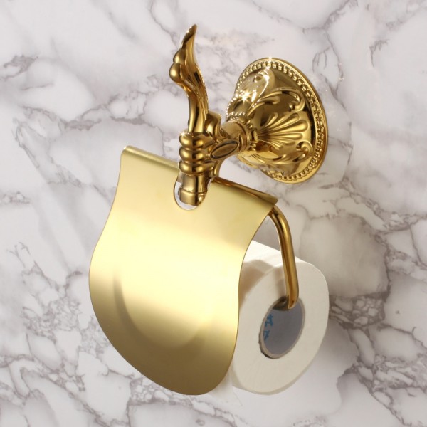 Luxury Atre Solid Wall Mounted Toilet Roll Paper Holder with