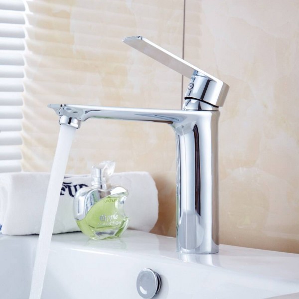 Bathroom basin faucet Brass body tap new luxury single handle hot and cold tap B0909