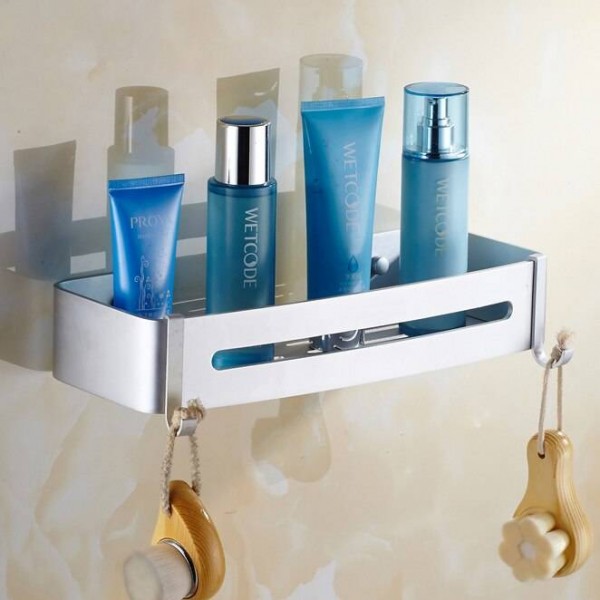 Luxury Bathroom Shelves Metal Shower Corner Shelf Cosmetic Rack