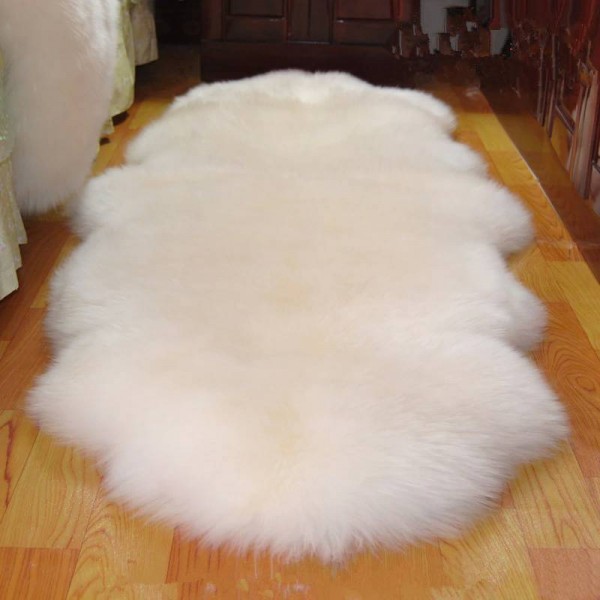 Carpet Mats Australian 100% Real Wool Carpet Rugs Chair Cover Pad Sheepskin In Living Room Floor Mat