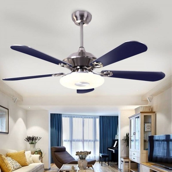 Light Simple Wood Fan Leaf Living, Luxury Ceiling Fan With Light