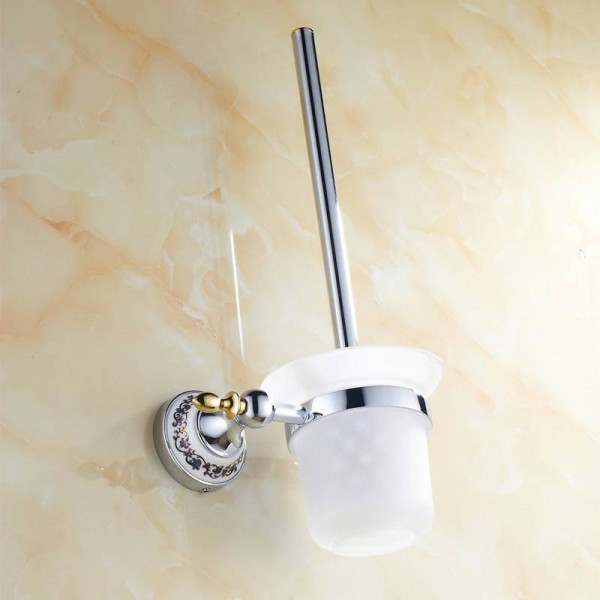 Chrome stainless steel Toilet Brush Holders Bathroom Accessories hardwares toilet vanity 7008CP
