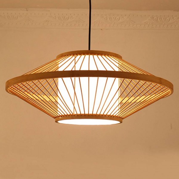 Style Tatami Hanging Lamp, Bamboo Ceiling Light Fixtures