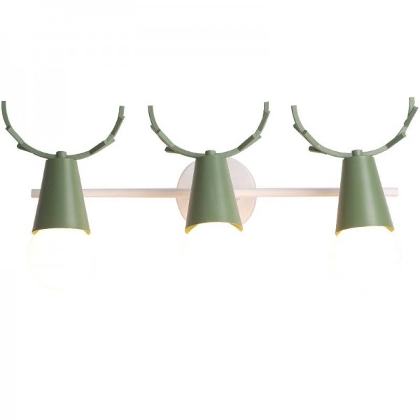 Europe Style Macaron Antlers Bedroom Wall lamps Modern simple Creative Living room Aisle LED E27 Wall mounted lighting fixture