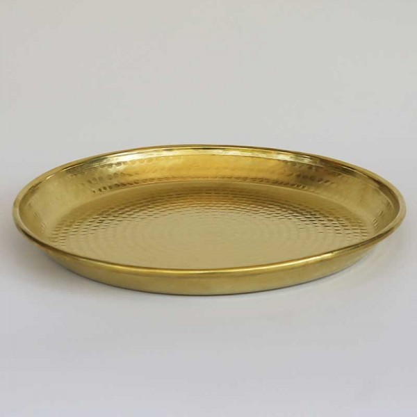  InsFashion high-end gold and rose gold handmade brass fruit tray for fashion home decor and high class restaurant