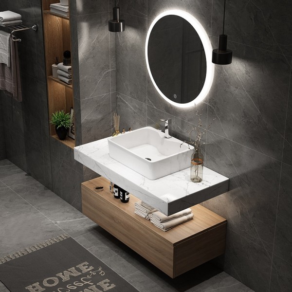 Luxury Modern 36 40 Floating Wall, How Do You Attach A Vessel Sink To Vanity