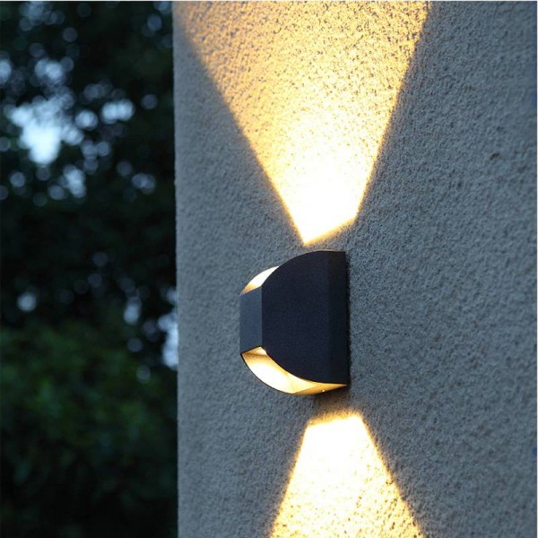 Modern LED Wall Light Up Down Outdoor Porch Balcony Sconce Lamp Waterproof IP65 