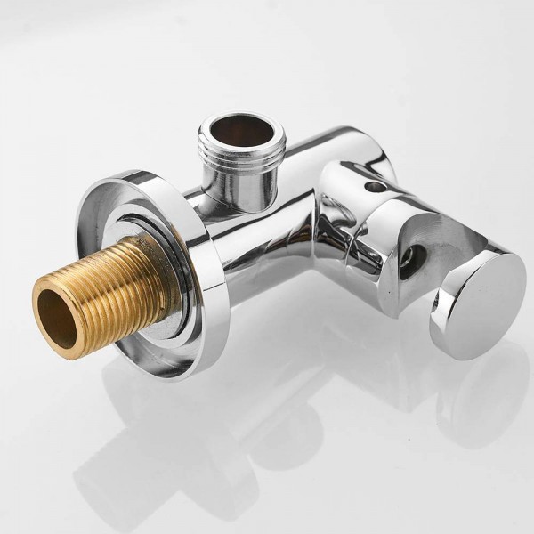 Nice brass Chrome Finish Swivel Handheld Shower Holder Shower Head Seat Rack Bathroom Parts Bath Accessories 811332