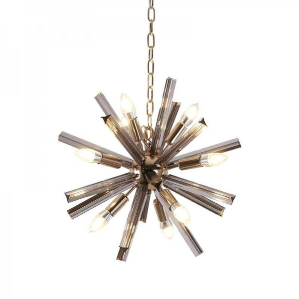 Luxury Nordic Artistic Led Glass, Chandelier Hanging Lamp Dandelion
