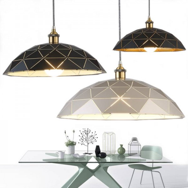 Nordic Kitchen pendant lamp led Decoration Modern Minimalist Art Living Room Dining Room Geometric Design Ufo pendant lights led