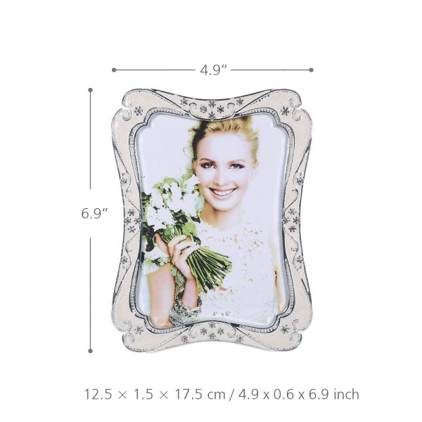 Photo Frame Vintage Picture Frame Flower Edging Embellishment Photo Frame Wedding Christmas Gift