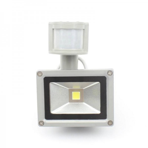 PIR 10W LED flood lamp AC110V 220V input waterproof spotlight For Solar system garage security Motion Sensor Time Lux adjustable