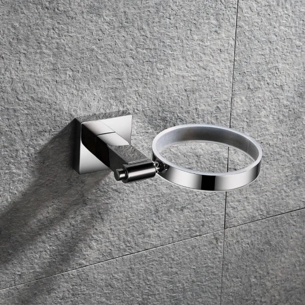 Toilet brush 304 Stainless Steel Chrome toilet Brushtoilet Brush holder toilet sof hair toilet brush Bathroom accessories 9166K