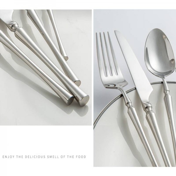 Western Tableware Luxury Dinnerware Set Knives Forks Spoons Tea Spoons Classic Dinner Set Wedding Party Dining Kit Tools