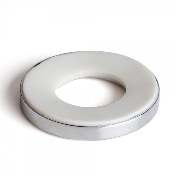 Zinc Alloy Mounting Ring for Vessel Sinks in Chrome Finish