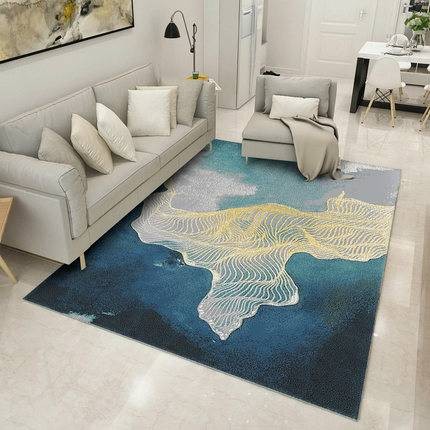 Living Room Carpet Floor Mats Coffee Table Carpet Carpet Bedroom Full Room Bedside Carpet Geometry
