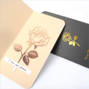 10 pcs Nordic Office Paper Plating Rose Flower Storage Clip Ins Wrought Gold Iron Document Bookmark Storage Clip Sealing Clip