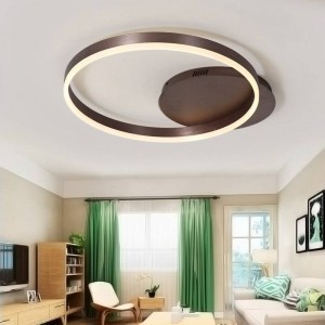 219 Modern Kids room led ceiling lights for bedroom with remote control lamparas de techo dimming lamp coffee lights
