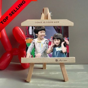 7-inch wood frame easel creative personalized photo frame product slate frames swing sets home decoration Children's Gift
