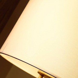 American style real brass table lamps simple foyer bedroom study Gold reading lamps Creative bedside Lighting fixture E27 bulbs
