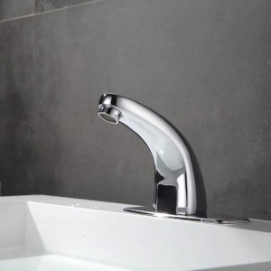 Automatic inflared Sensor Faucet for bathroom Sink water saving Inductive electric Water Tap mixer Free touchles coldwater HZY-2