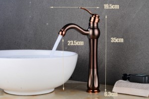 Basin Faucet Bathroom Sink Faucet Single Handle Hole Chrome Faucet Basin Taps Deck Vintage Wash Hot Cold Mixer Tap Crane XT545