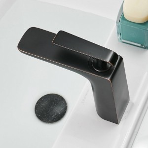 Basin Faucet Black Faucet Taps Bathroom Sink Faucet Single Handle Hole Deck Vintage Wash Hot Cold Mixer Tap Crane 855732