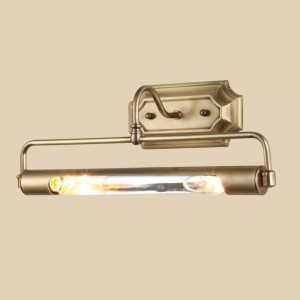Bathroom Gold Mirror frant light Long tube AntiRust wall light for Dressing room project closet Wall Mounted Led mirror light