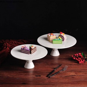 Creative Nordic style cake Cute rabbit Cake tray Fruit tray living room Household Decorative plate cake decorating