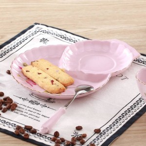 Fashion royal Pink lovers coffee cup coffee set cup black tea d'Angleterre flower tea cup and saucer
