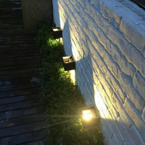  6W LED Wall Lamp Kung Surface Mounted Cube LED Wall Light Nordic style Bracket Lamp Living Room Porch Garden Lamp