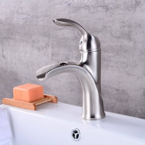  New design antique brass faucet Brushed nickel bathroom faucet black and chrome basin tap LAD-403