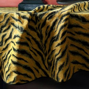 High-end Luxury Elegant 100% Chenille Leopard Tablecloth Wedding Party Home Table Thick Cover Personality Textile Decor