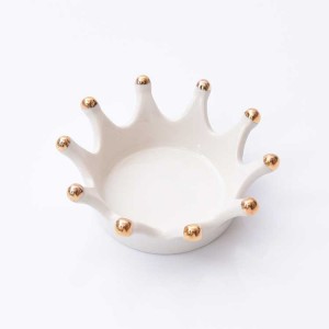  InsFashion exquisite small ceramic earrings and ring dish for fancy girl storage