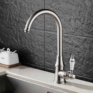Kitchen Faucets Single Lever Faucet 360 Rotate Deck Mounted Kitchen Faucet Torneira Single Holder Single Hole Mixers Taps MH-03