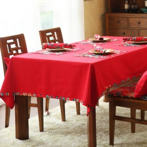 Luxury Round Tablecloths For Wedding Decorations Christmas Gift Table Cloth Covers Nappe Ronde Mariage Obrusy Na 