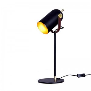 Modern Desk Lamps black shade nordic gold metal body contemporay table lamp For Bedroom Reading Lamp sitting room E27 LED lamp