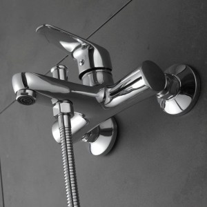  Bathroom Shower set Brass Chrome Wall Mounted Shower Faucet XT325