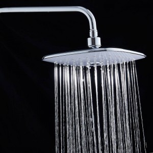 Shower Faucets Brass Chrome Thermostatic Bathroom Wall Bathtub Faucet Rain Shower Head Handheld Square Mixer Tap Sets JM-625L