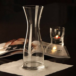 Transparent glass vase luckybamboo vase Large wedding home decor