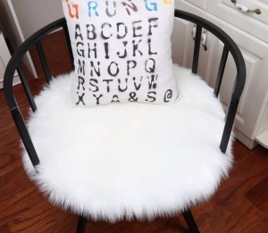 White Faux Sheepskin Rug Faux Fur Blanket Faux Fur Blanket Decorative Blankets For Bed Floor Rugs and Carpets For Living Room