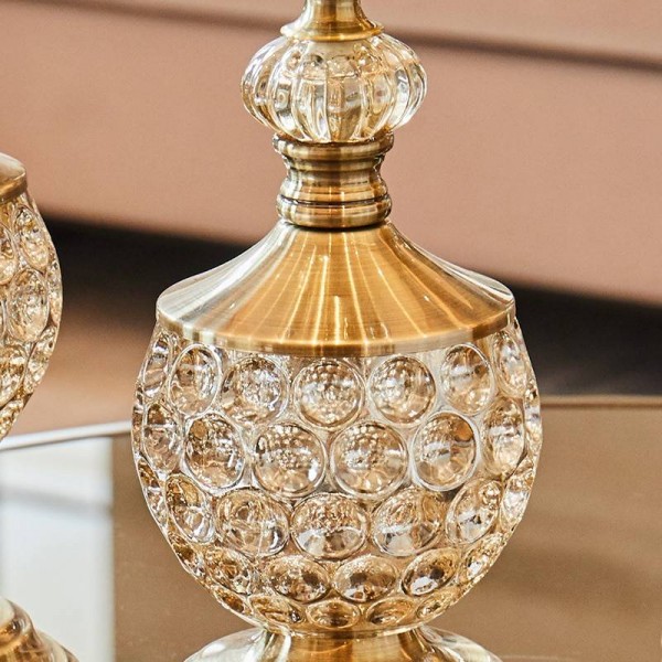 Luxury European crystal glass Candy jar living room decoration