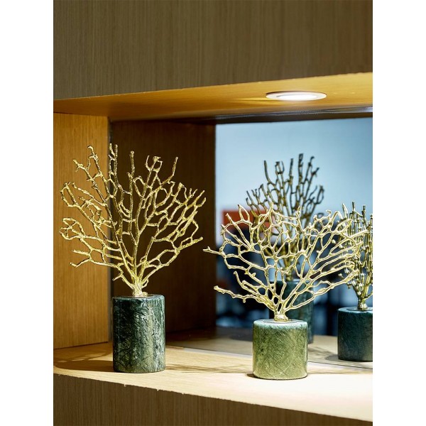 Luxury Modern Home Accessories Copper Gold Coral Ornaments Model Room ...