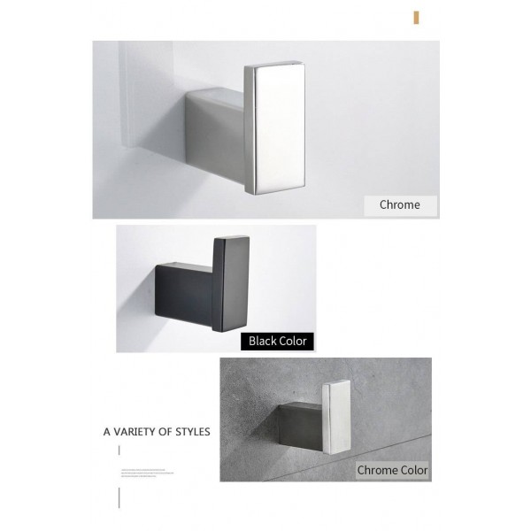 Luxury Robe Hooks Stainless Steel 304 Hooks for Hanging Clothes Hook ...