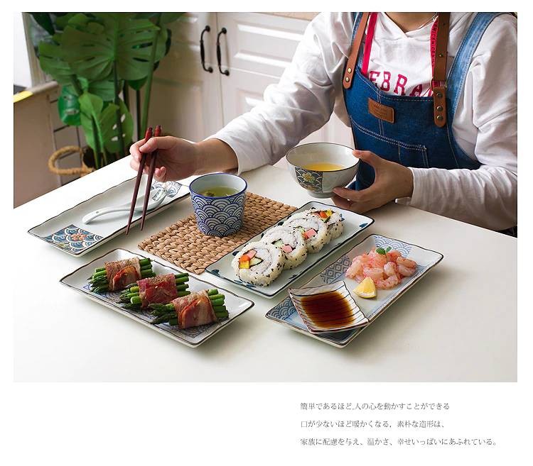 Sashimi Gray white gothrim style Sanama dish Japanese dish plates traditional oriental asian Rectangle plate for grilled fish Sushi 285 x 122 x 20mm Tempura Plate size