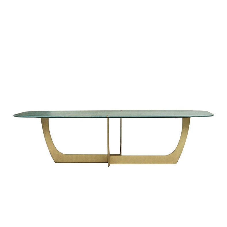 Luxury Minimalist Modern Rectangular Green Faux Marble ...