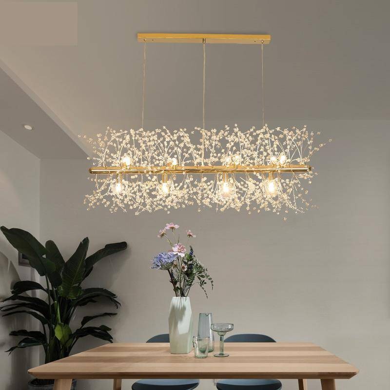 Luxury Modern restaurant lamp creative dandelion bar light living room ...
